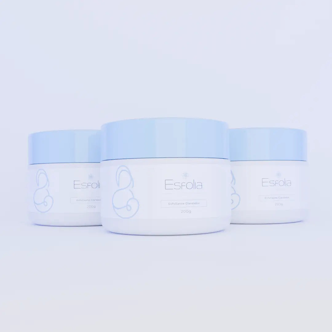 Esfolia body scrub in the shower