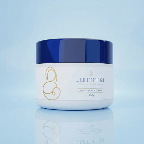 Lummina Gest stretch mark cream jar