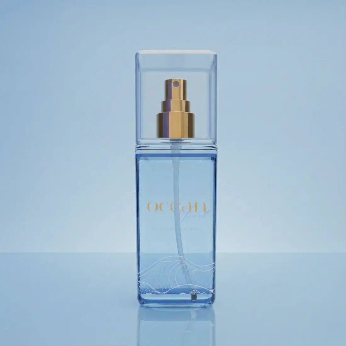 Body Splash Ocean Heart bottle, front view