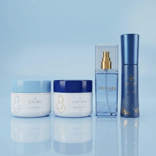 Complete Protocol Bundle: Lummina Gest, Esfolia, Clareador Cream and Body Splash